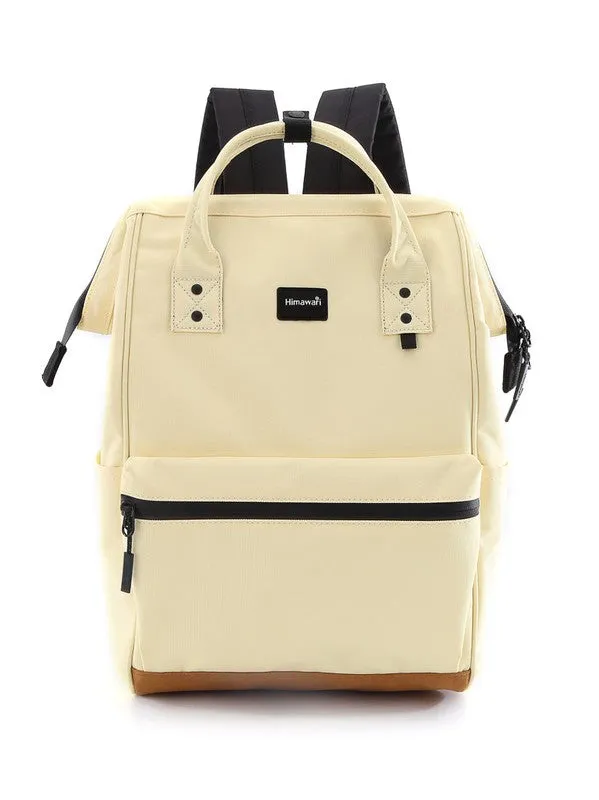 Cream 15.6 Travel Backpack w/USB Port