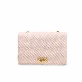 Cream Formal Shoulder Bag P54541