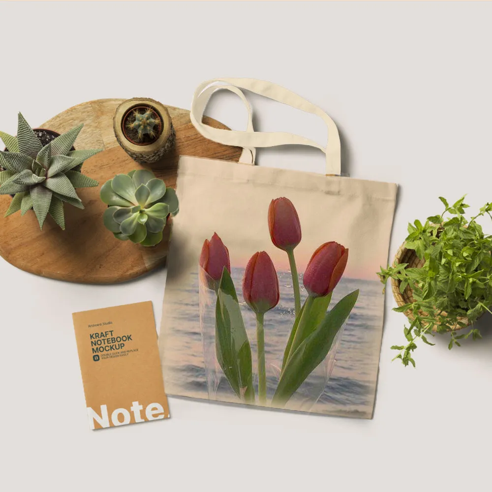 Custom Tote Bags With Photo Printing Eco-friendly Canvas Bag