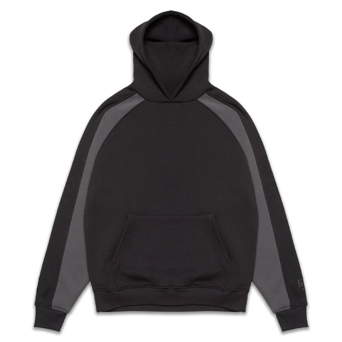 Cut & Sew Hoodie | Black