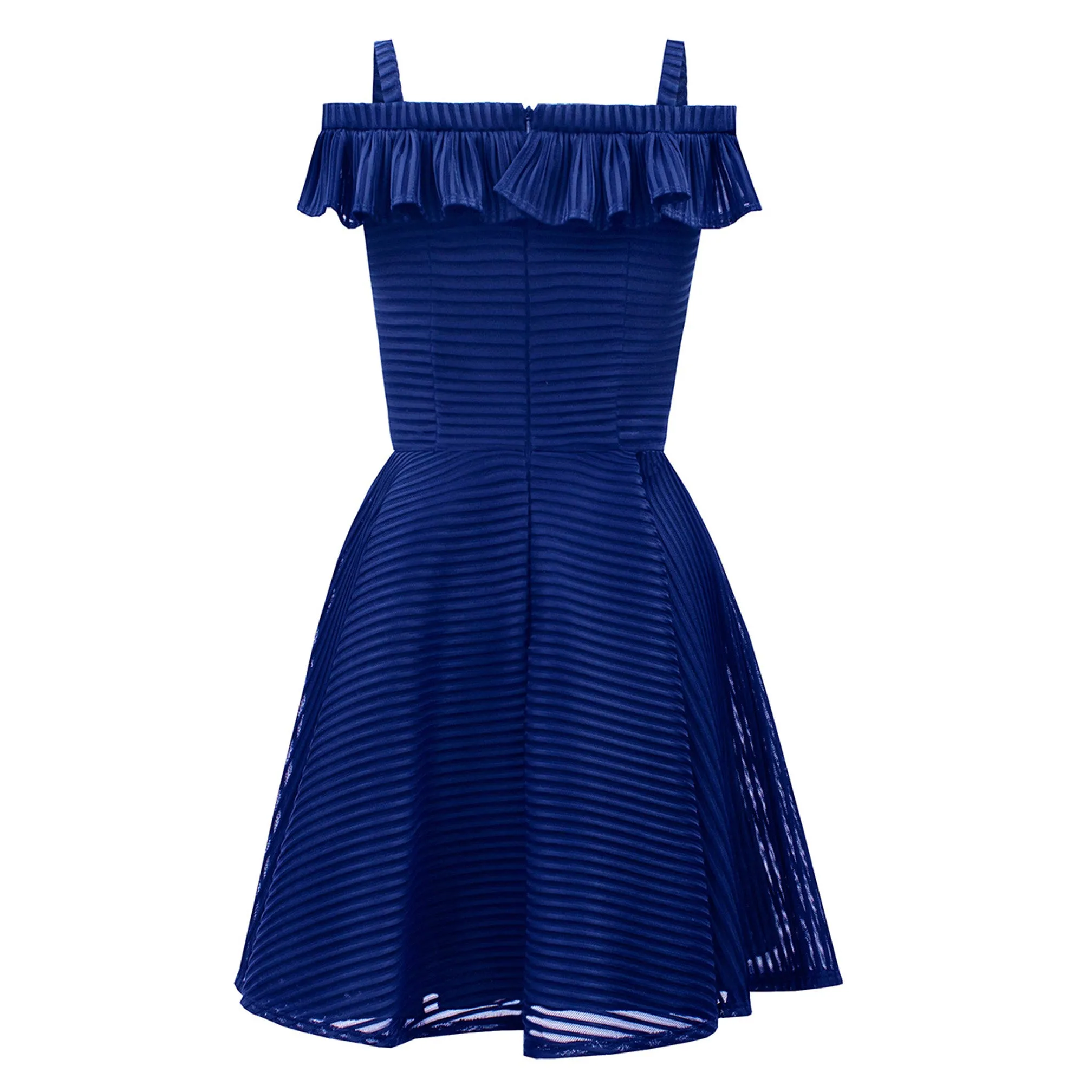 David Charles Royal Blue Shoulder Strap Dress