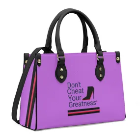 DCYG Black Red Bottoms & Mauve Luxury Women PU Tote Bag - Black