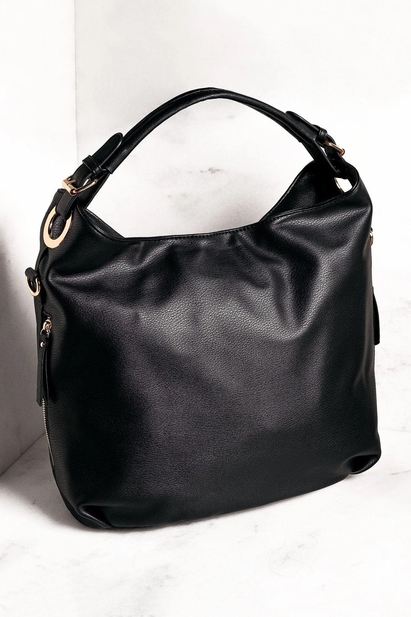 Denise Black Shoulder Bag