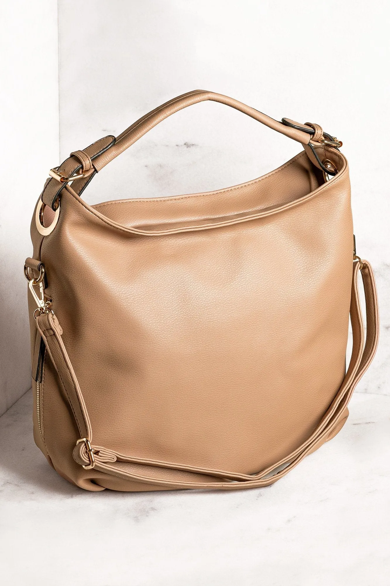 Denise Taupe Shoulder Bag