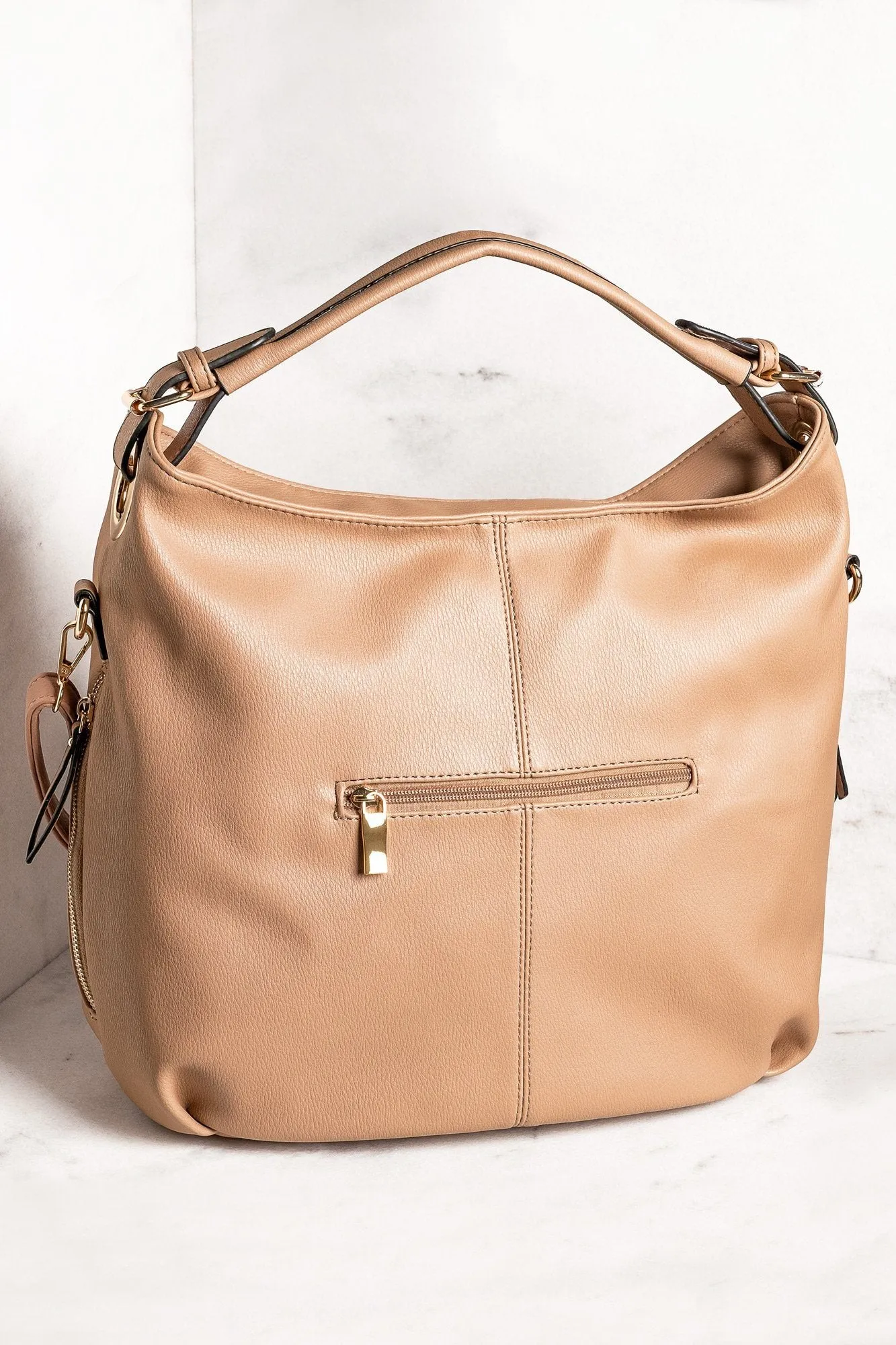 Denise Taupe Shoulder Bag