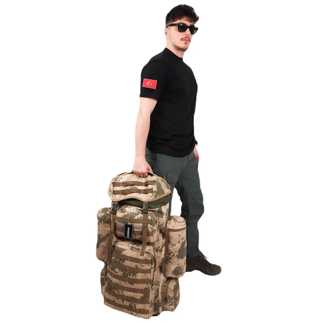 Deserton Camouflage Large Military Operation Backpack - 110 Liter Bag