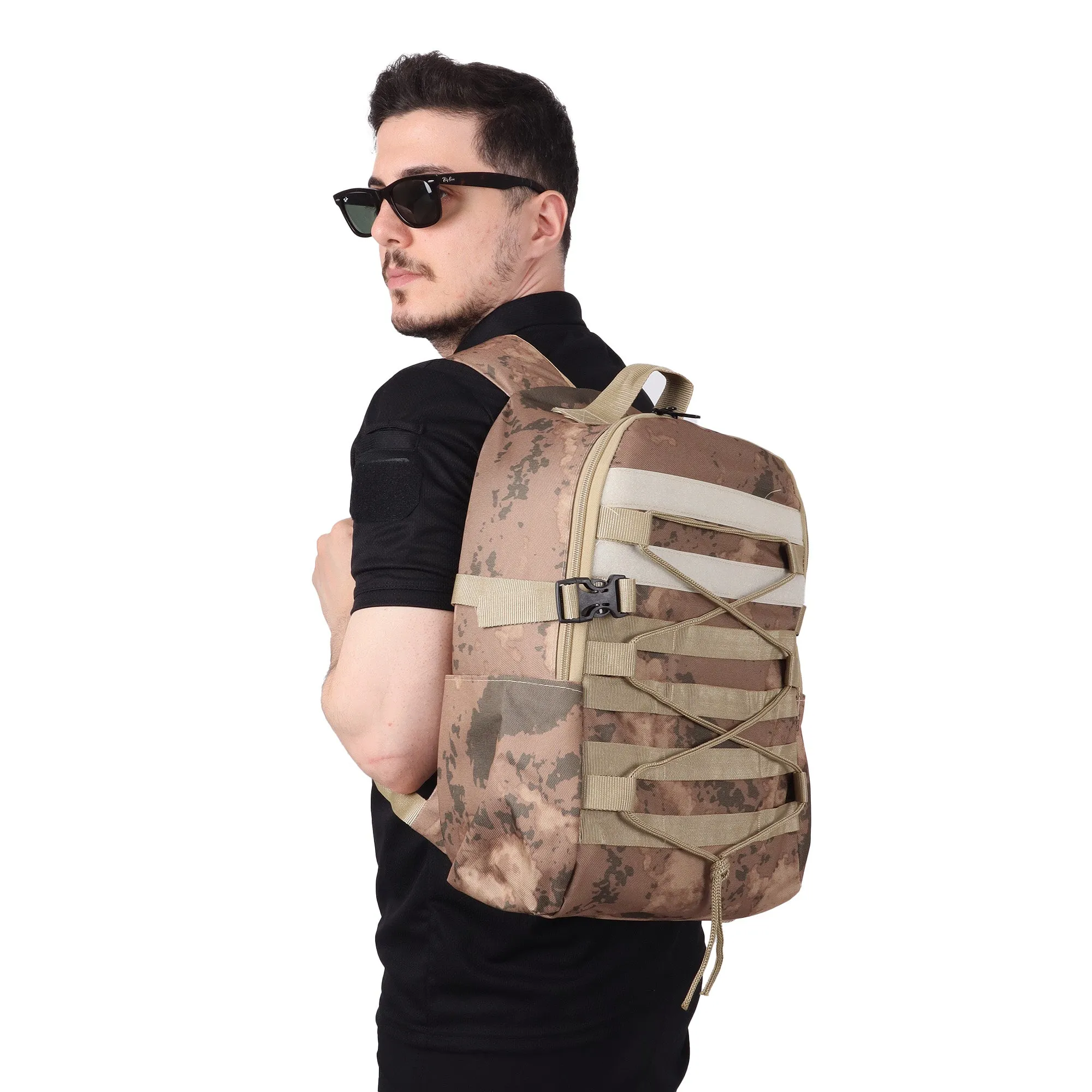 Deserton Camouflage Tactical ERA Model Daily Backpack - 25 Litre Bag