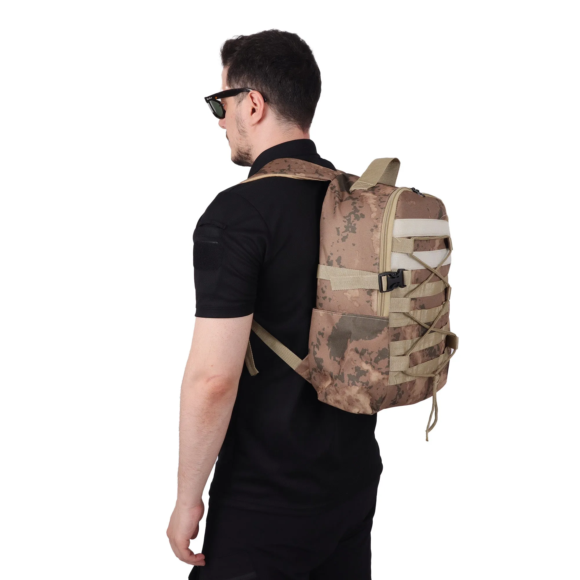 Deserton Camouflage Tactical ERA Model Daily Backpack - 25 Litre Bag