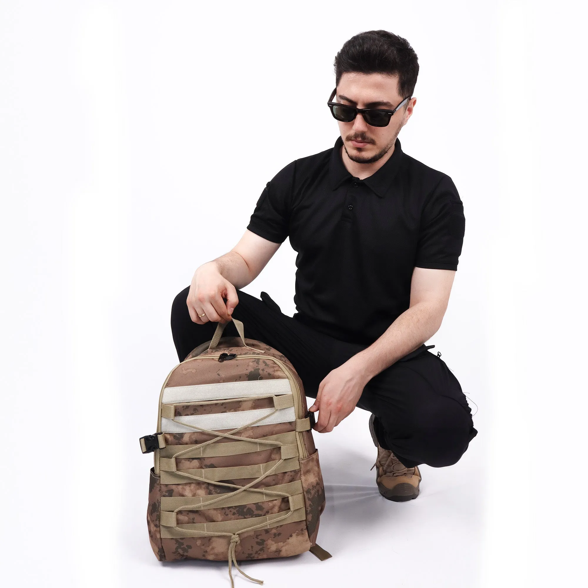 Deserton Camouflage Tactical ERA Model Daily Backpack - 25 Litre Bag