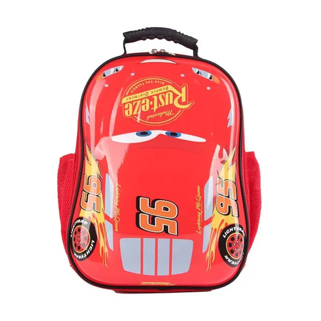 DISNEY PIXAR CARS HARDSHELL CAR SHAPE BAG - RED by Mesuca