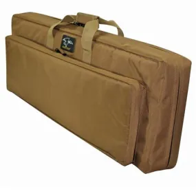 Double Discreet Square Rifle Case - 42", Coyote Brown