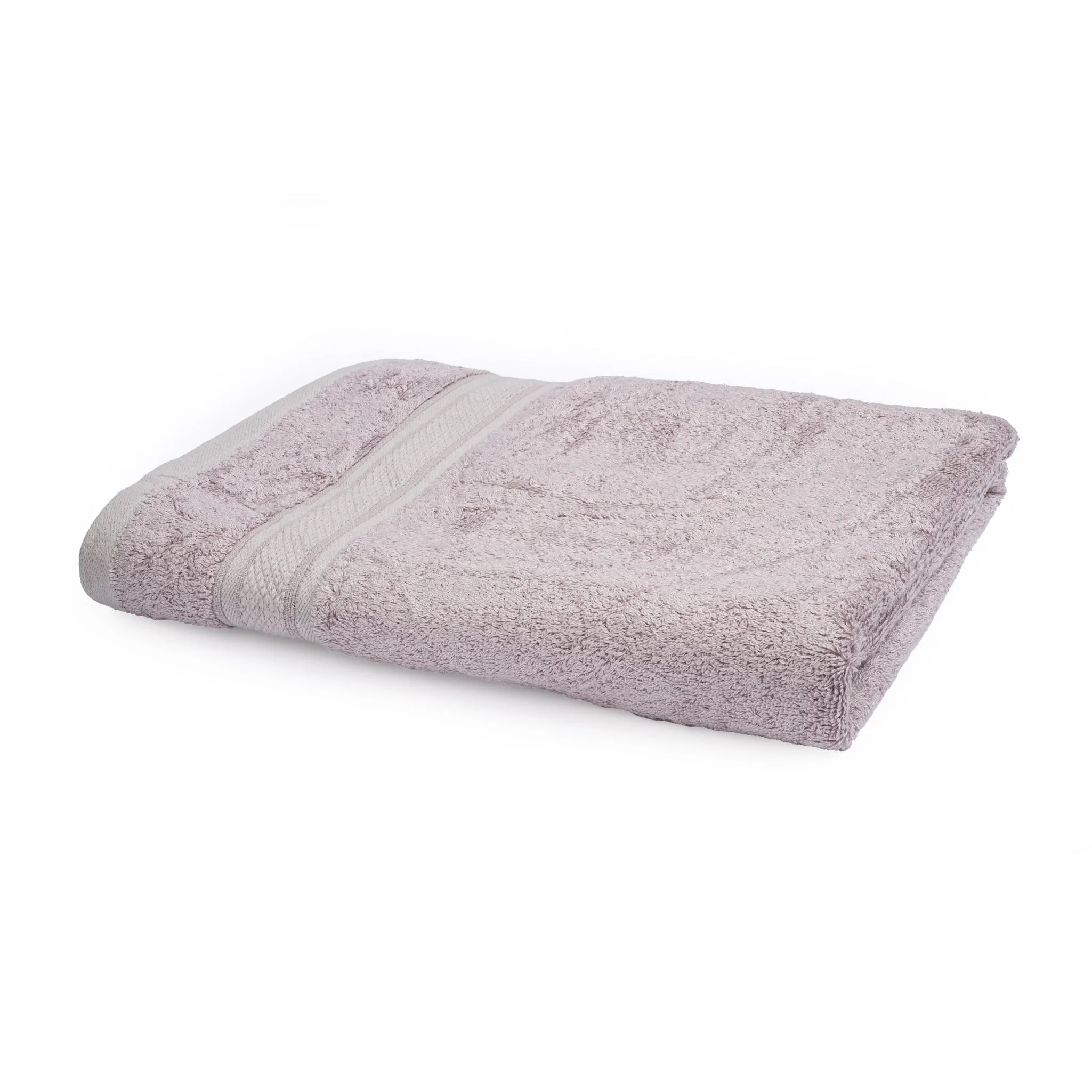 Dvaar Bamboo Cotton Bath Towels Eco-Friendly Grape Grey