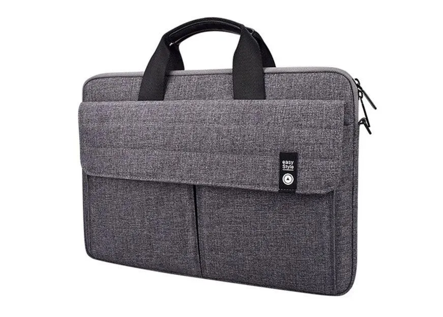 Easy Style Portable Business Laptop Bag-Grey