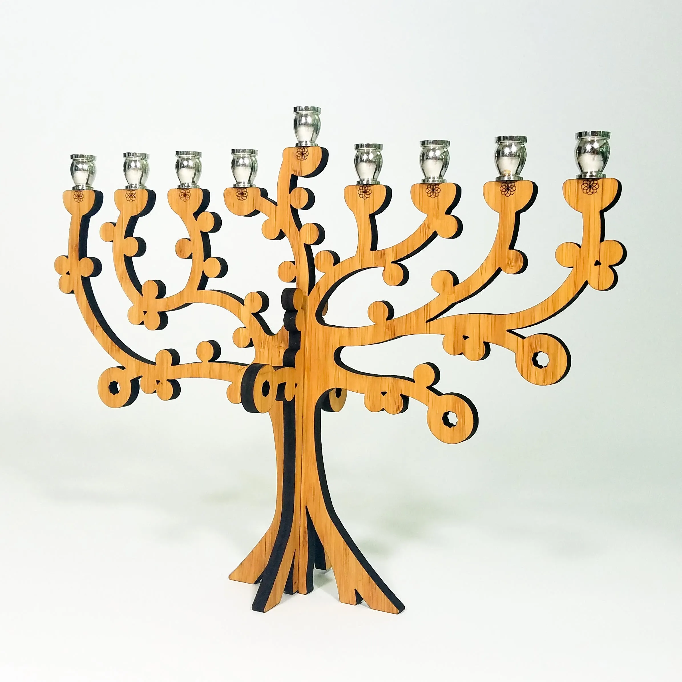 Eco-Friendly Tree of Life Menorah