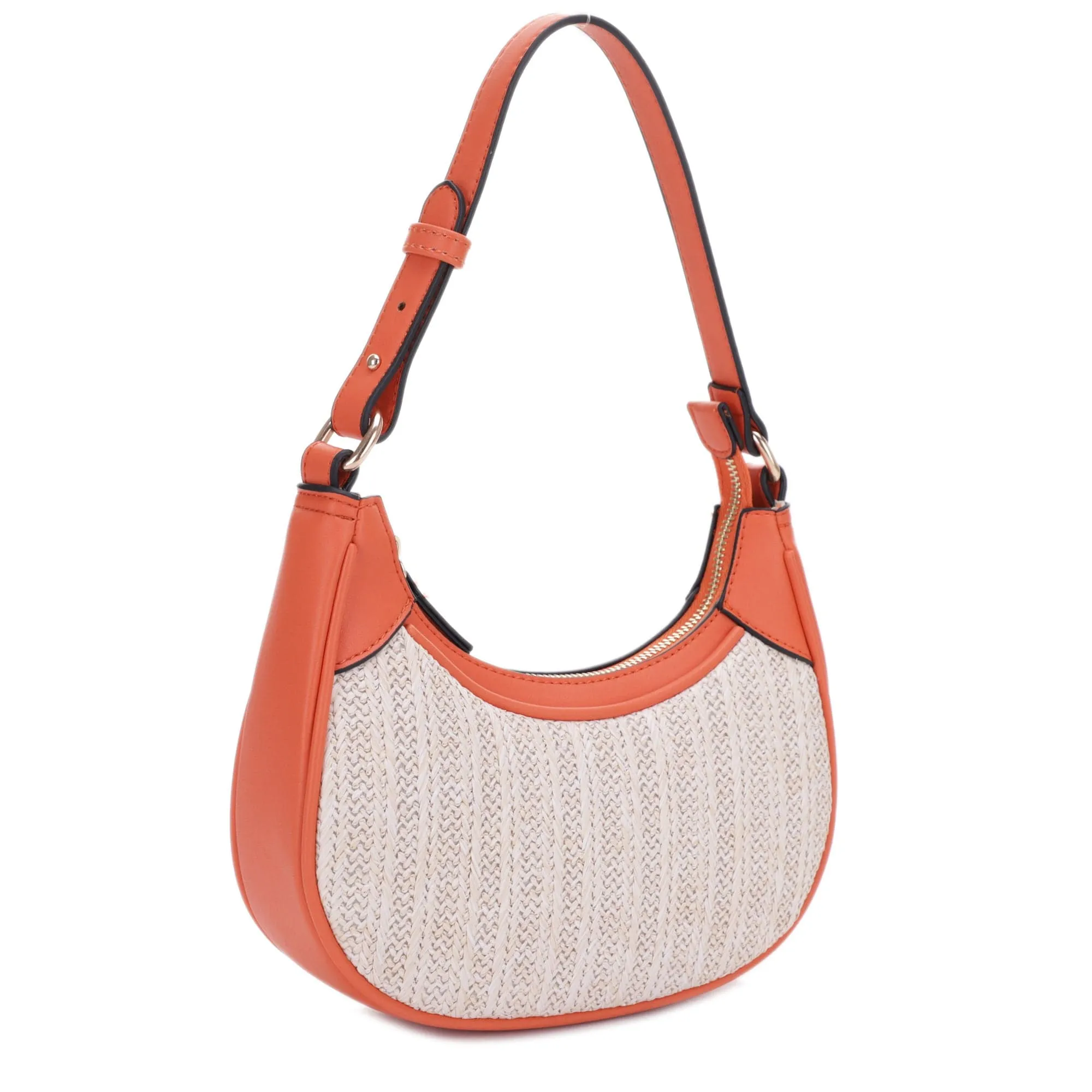 EJ601058 Essie Rounded Straw Shoulder Bag