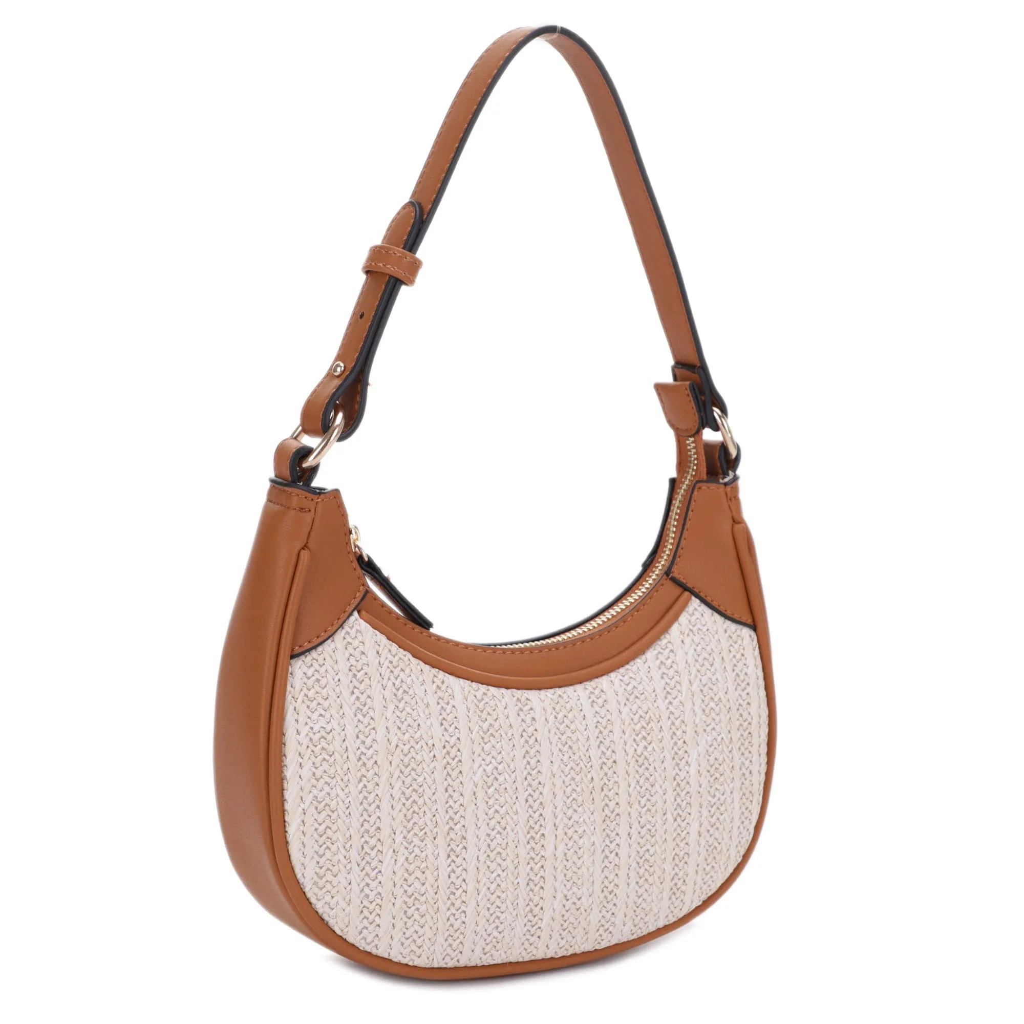 EJ601058 Essie Rounded Straw Shoulder Bag