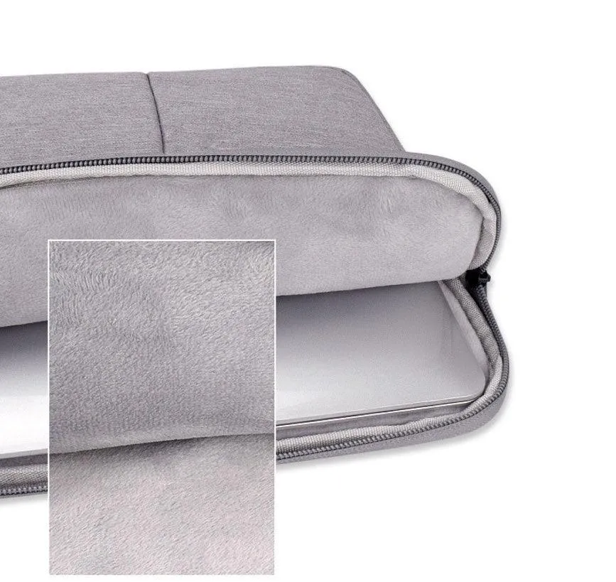 Essential Waterproof Laptop Hand Bag For 15.6 Inch- Grey