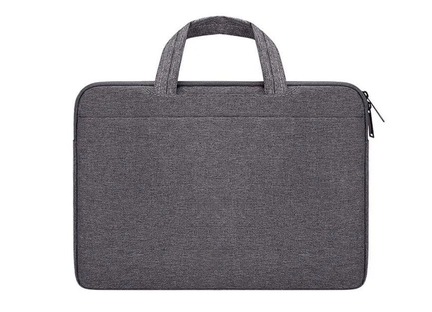 Essential Waterproof Laptop Hand Bag For 15.6 Inch- Grey