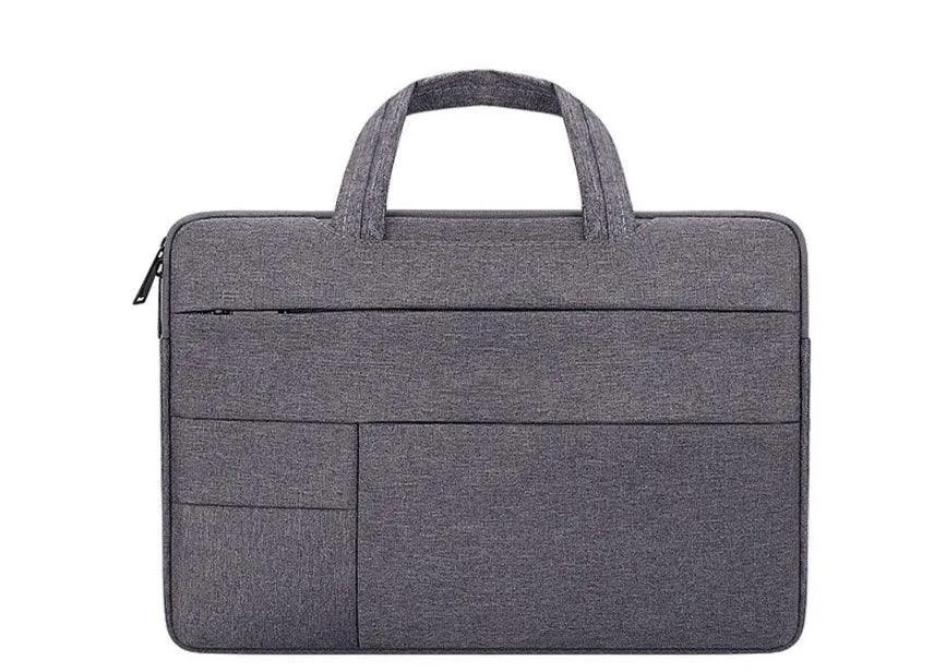 Essential Waterproof Laptop Hand Bag For 15.6 Inch- Grey