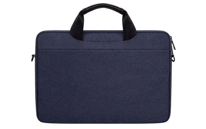 Executive Men's Zipper Designed Business Laptop Bag-NavyBlue