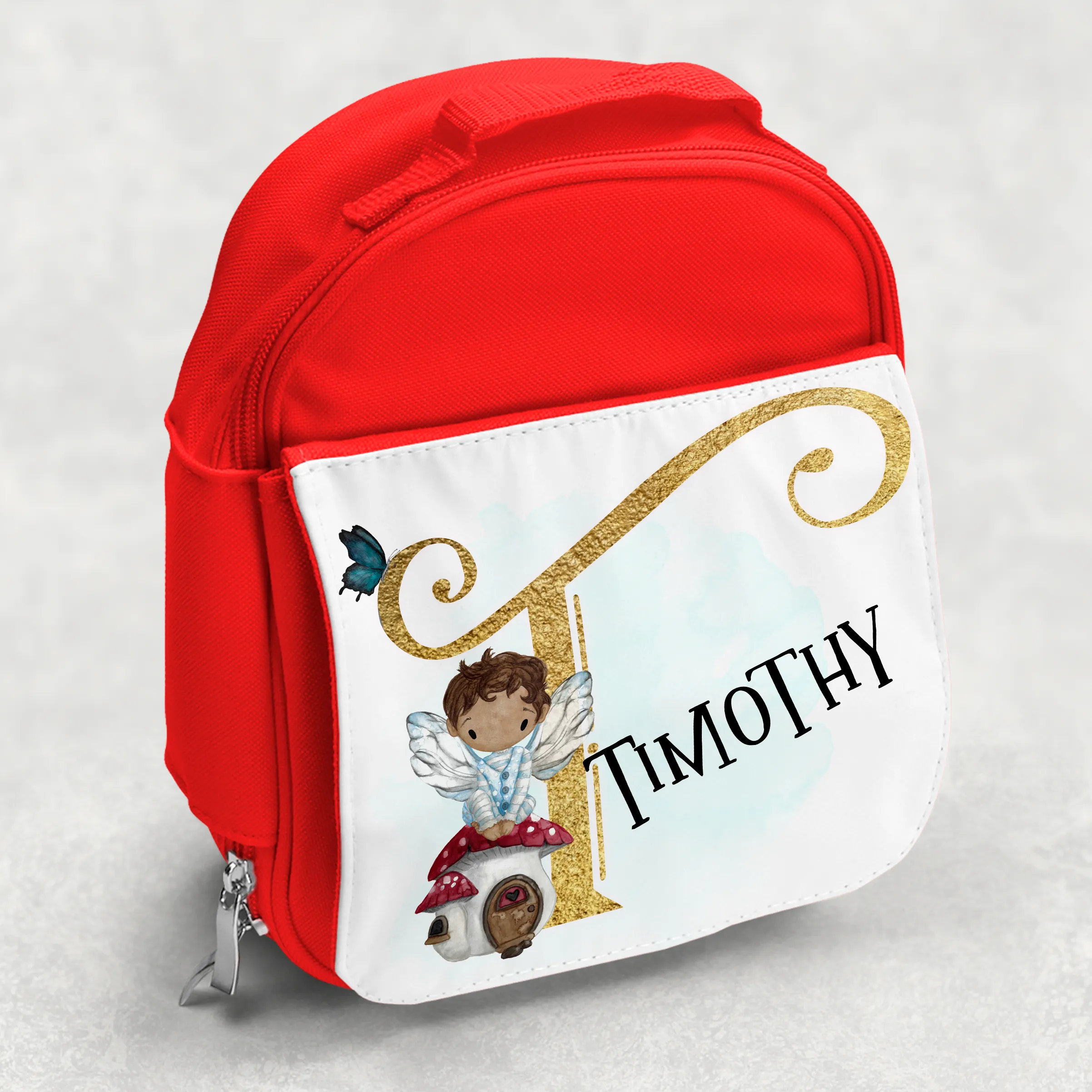 Fairy Alphabet Personalised Kids Insulated Lunch Bag