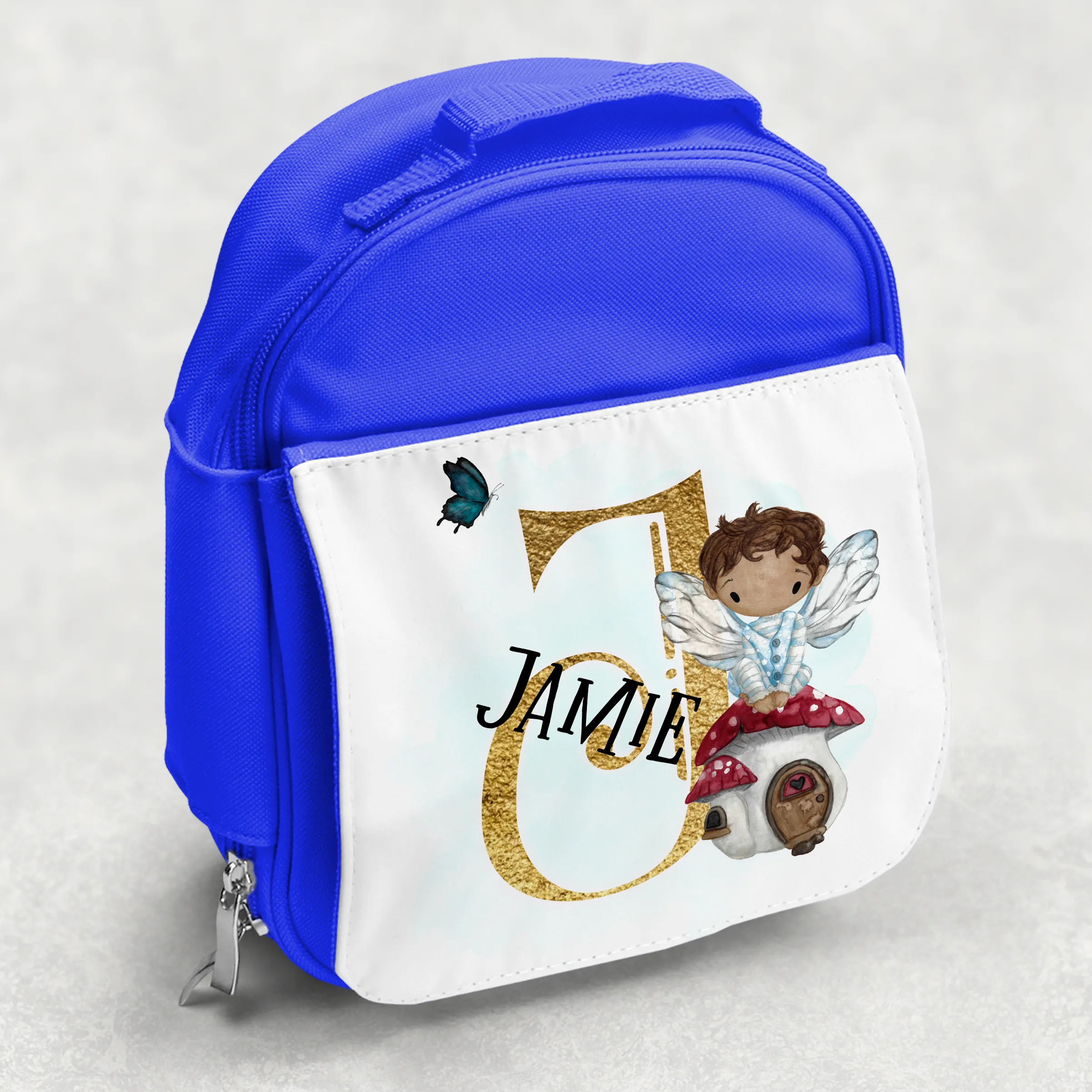 Fairy Alphabet Personalised Kids Insulated Lunch Bag