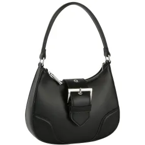 Fashion Buckle Curve Handle Shoulder Bag