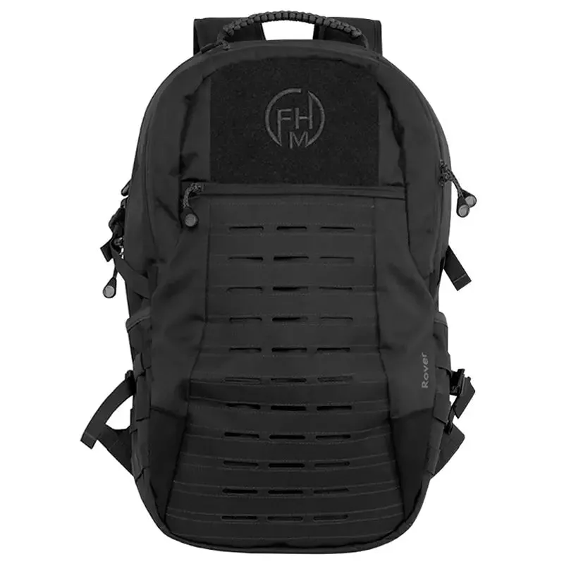 FHM Rover 25 Liters Tactical Backpack Black