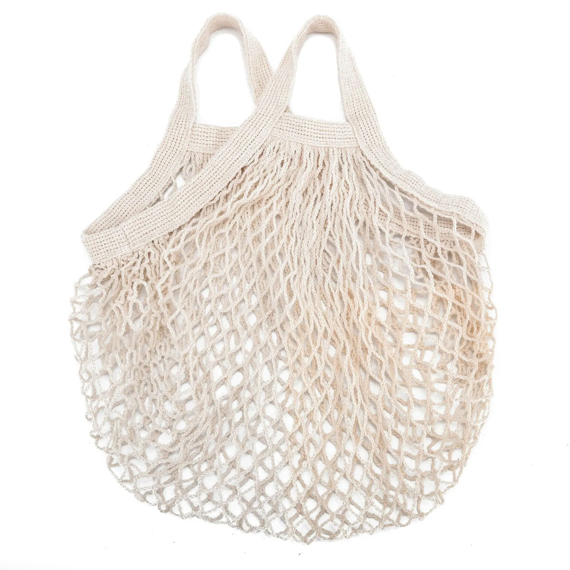 Fishnet Market Bag - String Bag - Shopping Bag - Reusable Shopping Grocery Bag - Tote - Mesh - Zero Waste Eco Friendly - Long Handle