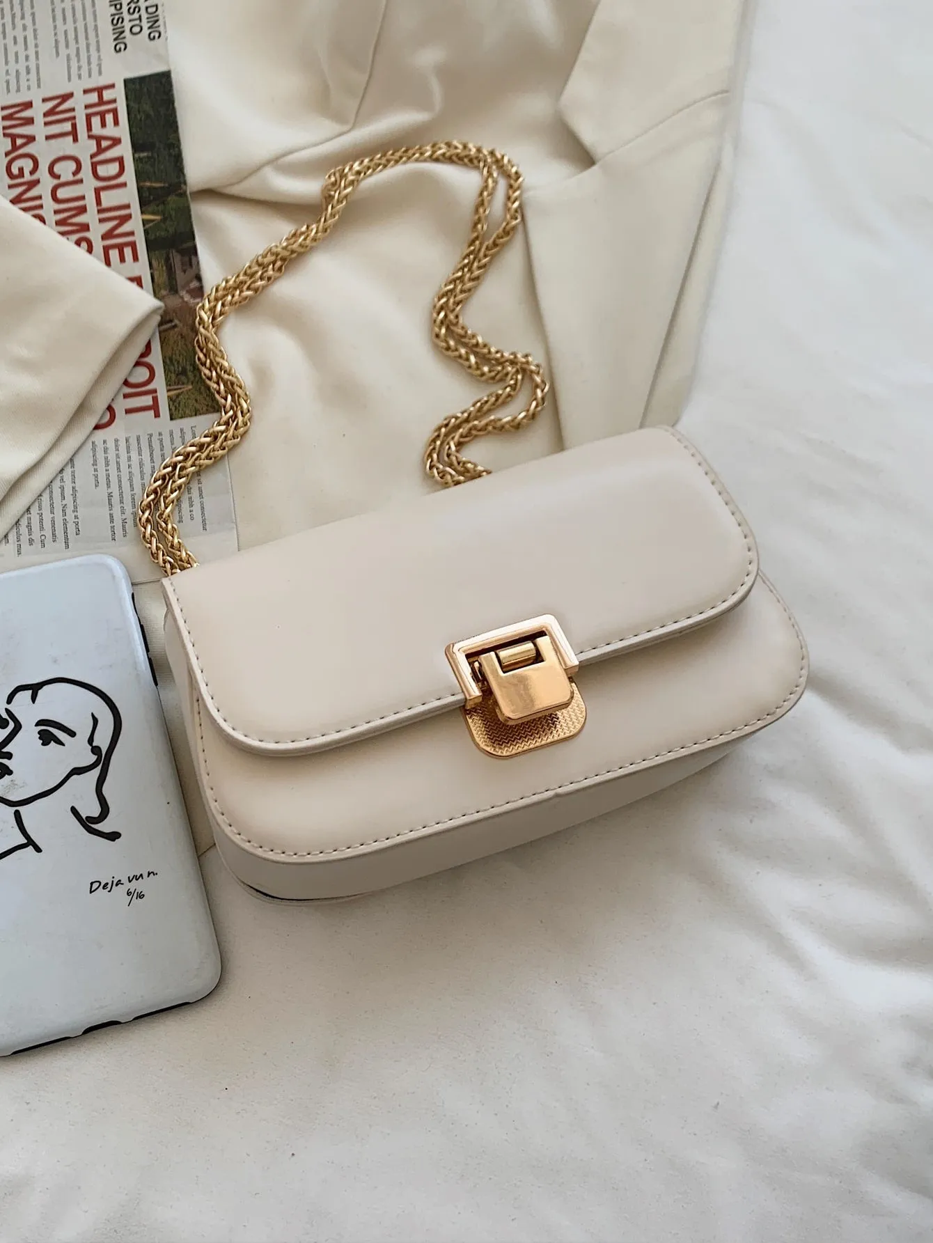 Flap Chain Shoulder Bag