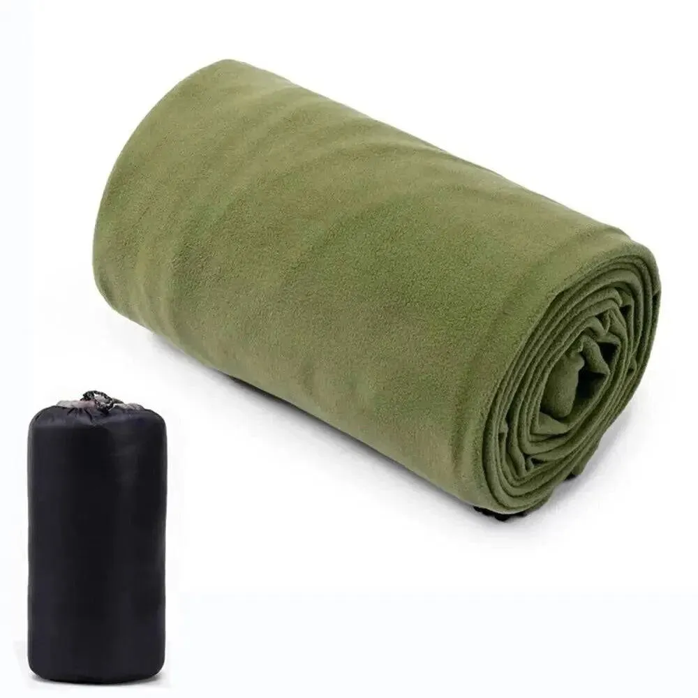 Fleece Sleeping Bag Portable Ultra-light Polar Travel Sheets for Adults Outdoor Camping Tent Bed Warm Sleeping Bag Liner