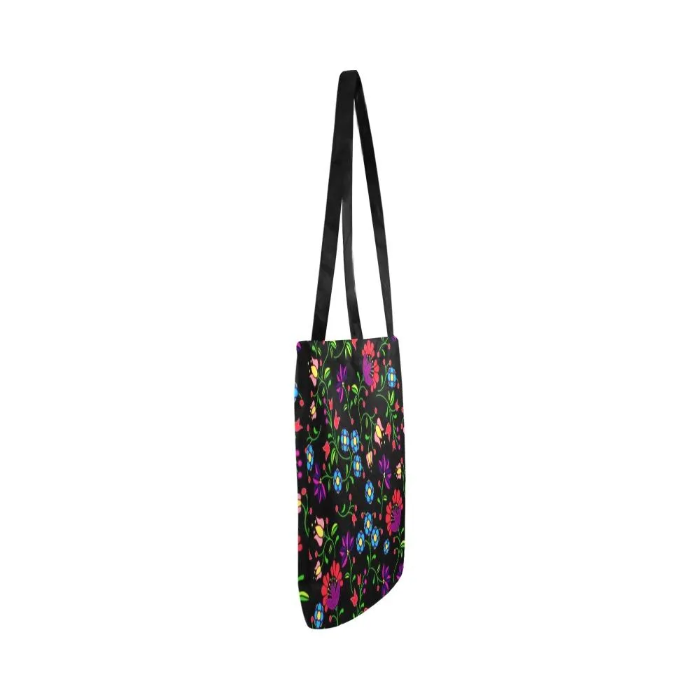 Fleur Indigine Reusable Shopping Bag (Two sides)