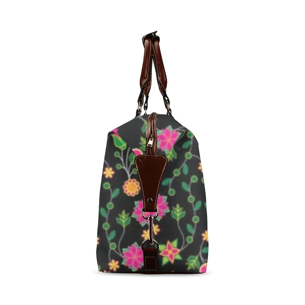 Floral Bearpaw Pink and Yellow Classic Travel Bag