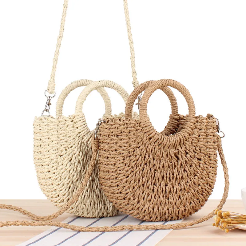 Florence | Vintage Woven Coin Buckle Handbag