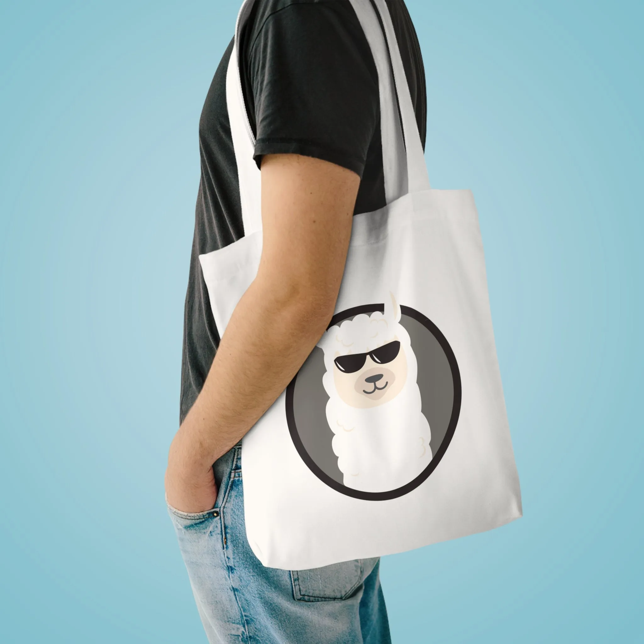 Funny Tote Bag | Cool Lama |