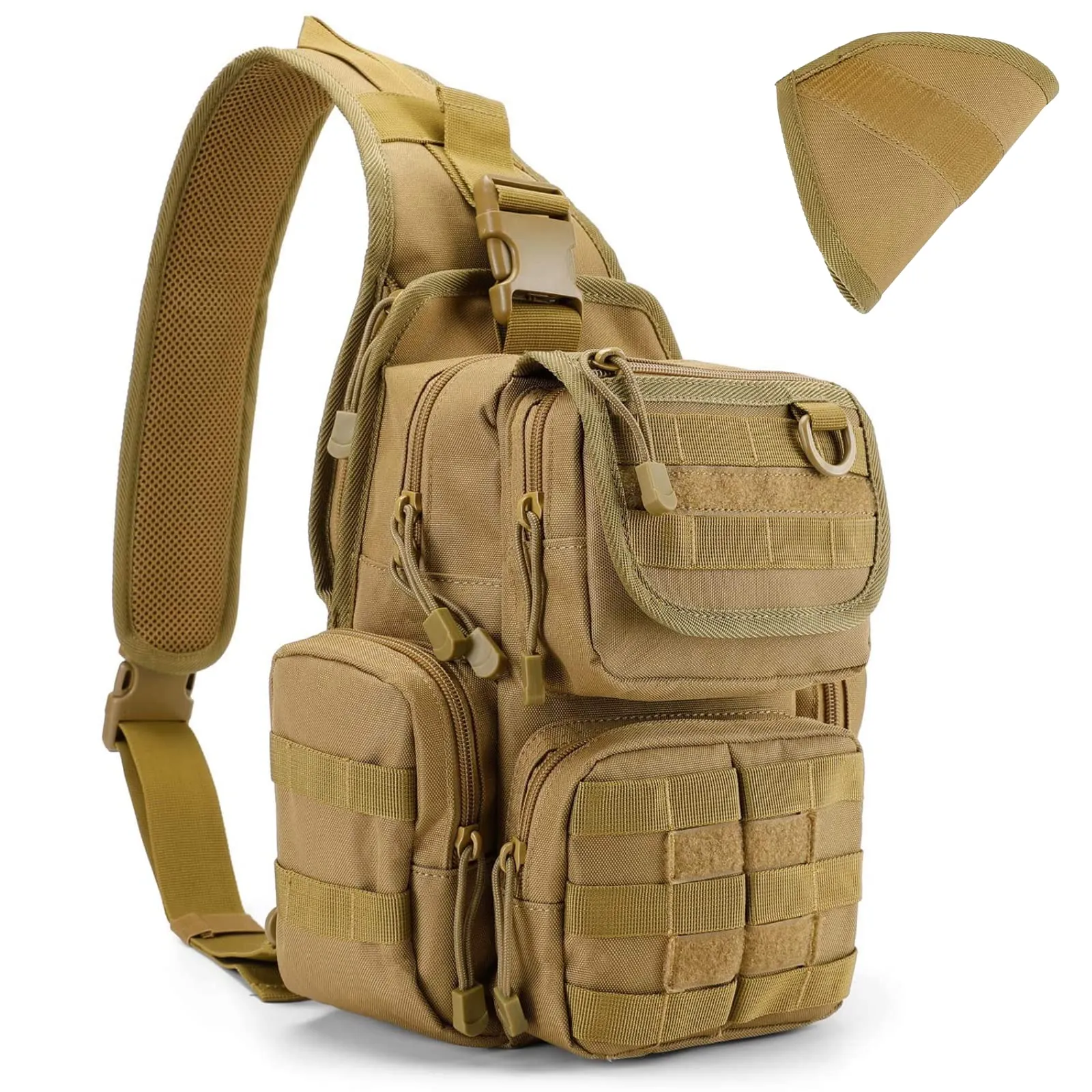 G4Free Tactical EDC Sling Bag Pack with Pistol Holster