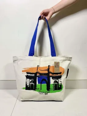 Gateway of India Upcycled Tote Bag