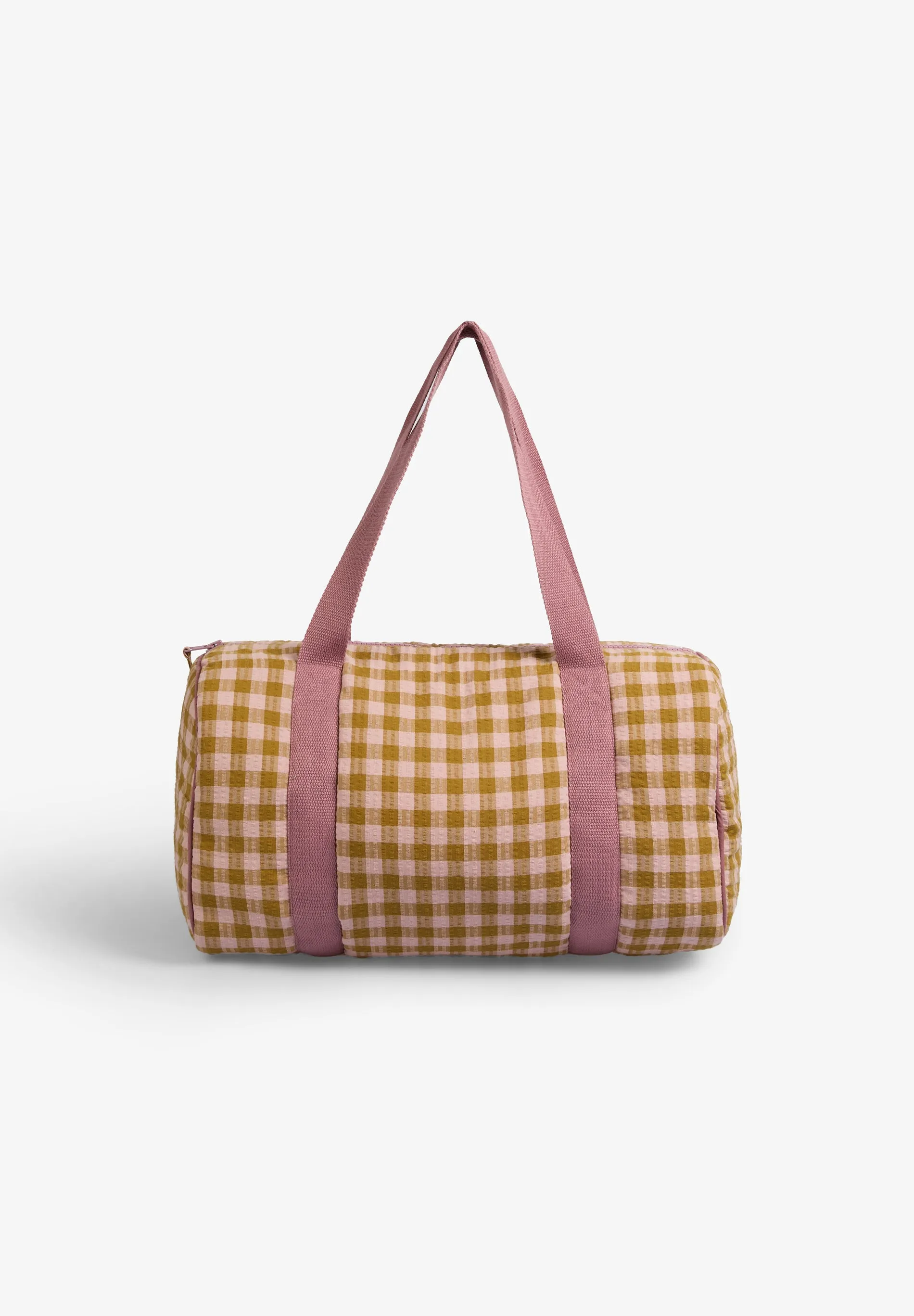 GINGHAM TRAVEL BAG