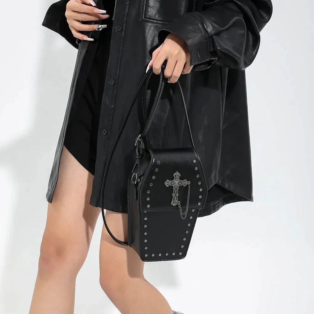 Gothic Coffin Shoulder Bag