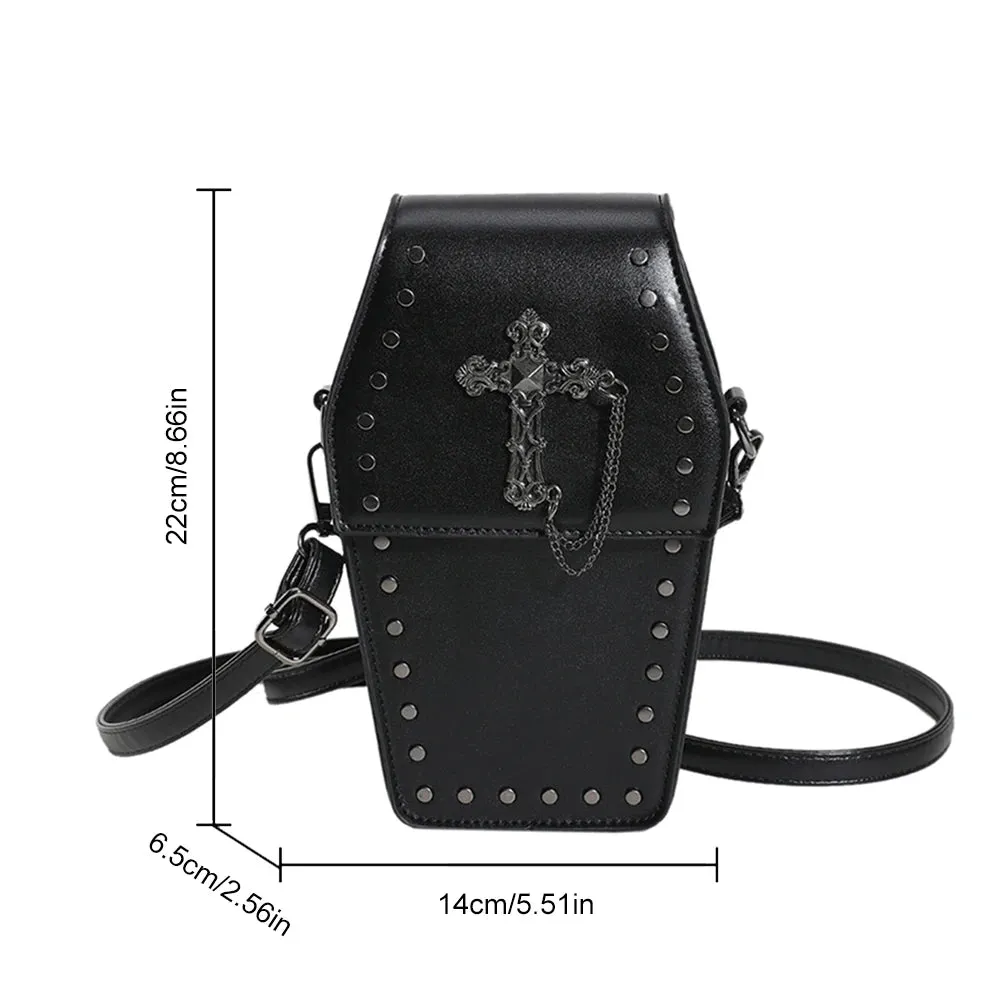 Gothic Coffin Shoulder Bag