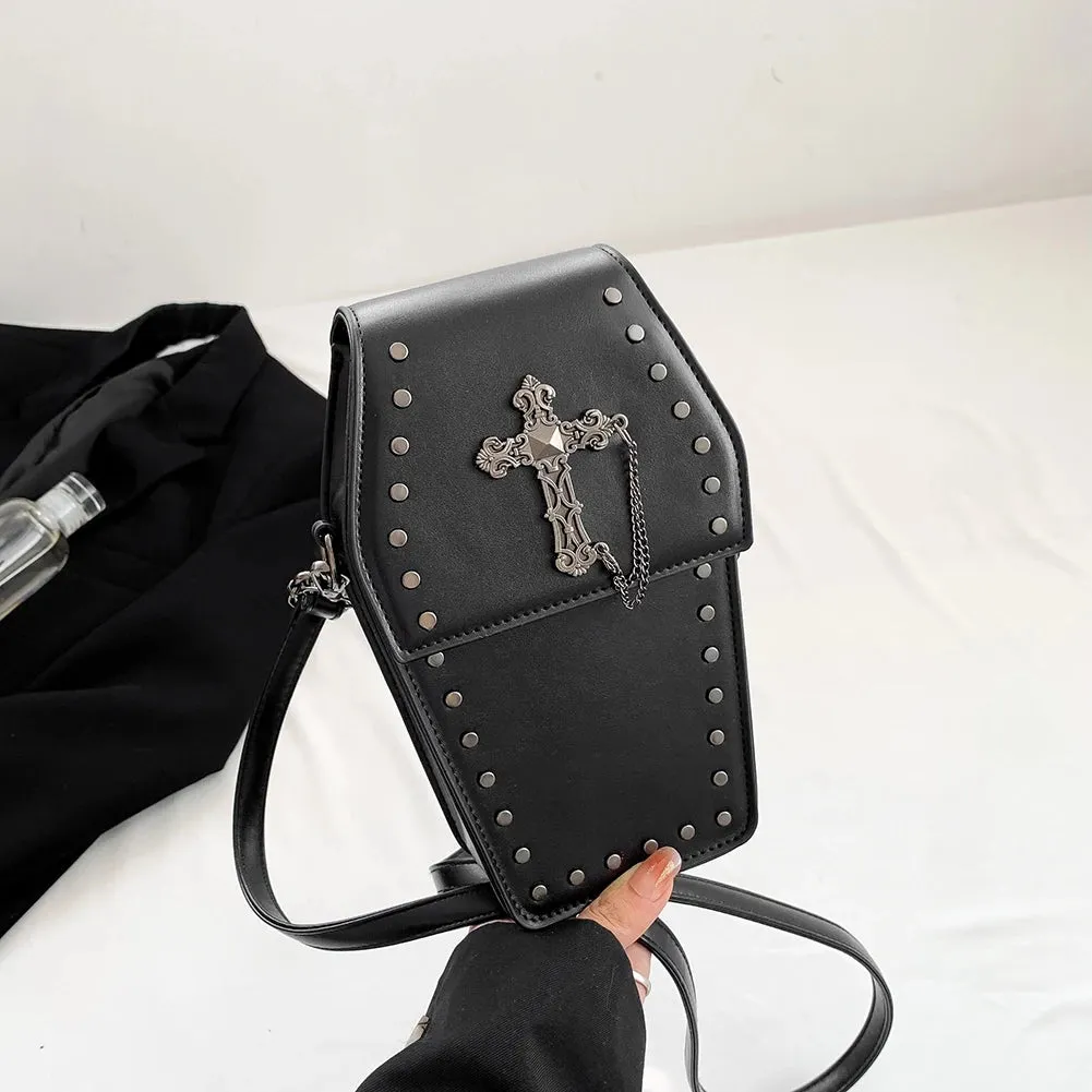 Gothic Coffin Shoulder Bag