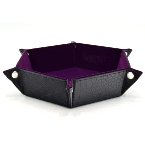 GS Hexagonal Foldable Rolling Tray | Purple Dragon Skin