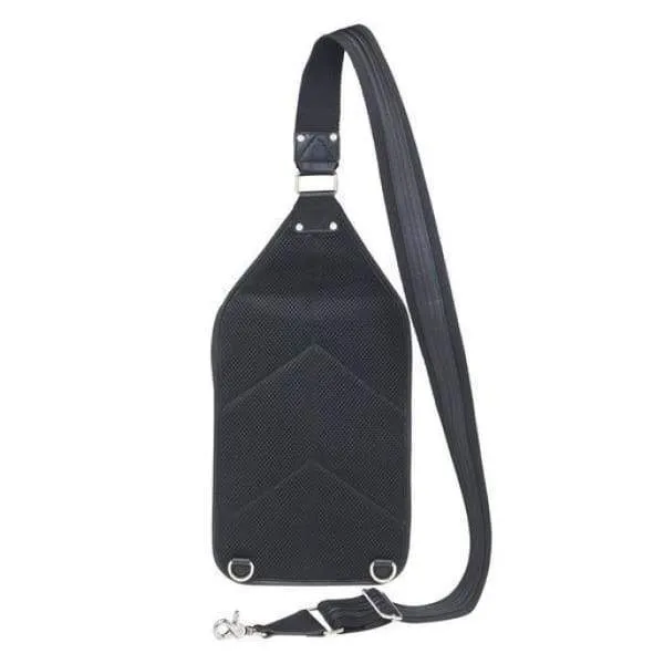 GTM Original RFID Lined Leather Sling Bag