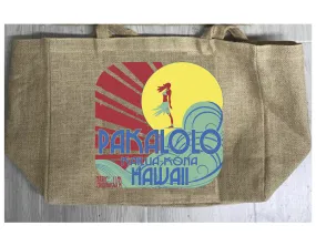 HAWAIIAN KONA GOLD MARIJUANA BURLAP TOTE BAG (Sold by the piece)