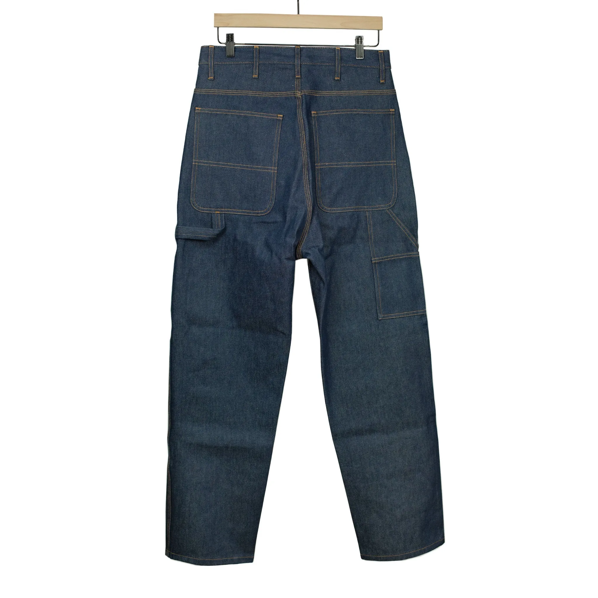 High rise painter pants in 13oz indigo denim