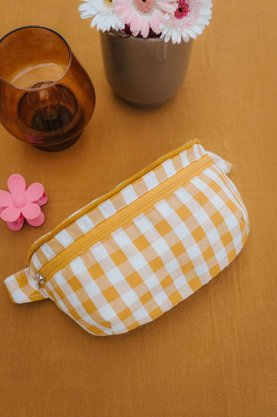 Hip Pack City | Fanny Pack | Gingham | Sunflower