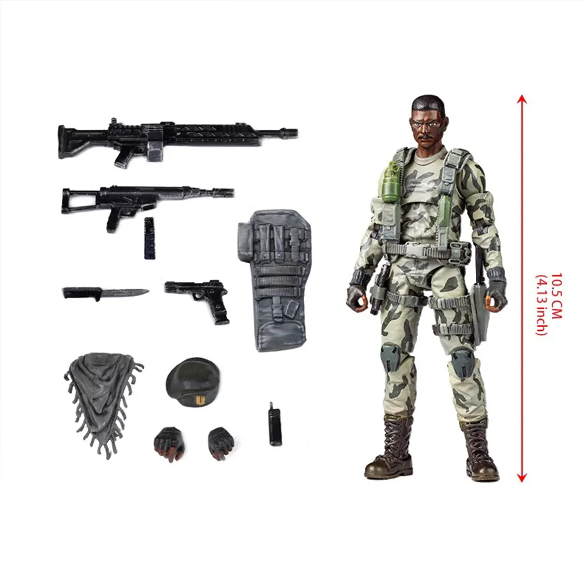 HiPlay HIYA Full Set: EXQUISITE MINI: Special Forces Stalker, Military Style, Seamless Design, 1:18 Scale Miniature Action Figurine