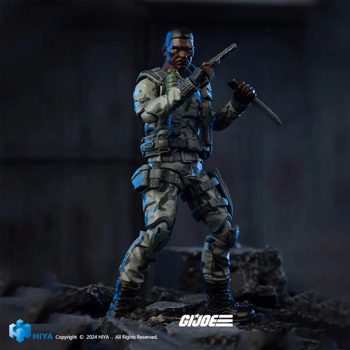 HiPlay HIYA Full Set: EXQUISITE MINI: Special Forces Stalker, Military Style, Seamless Design, 1:18 Scale Miniature Action Figurine