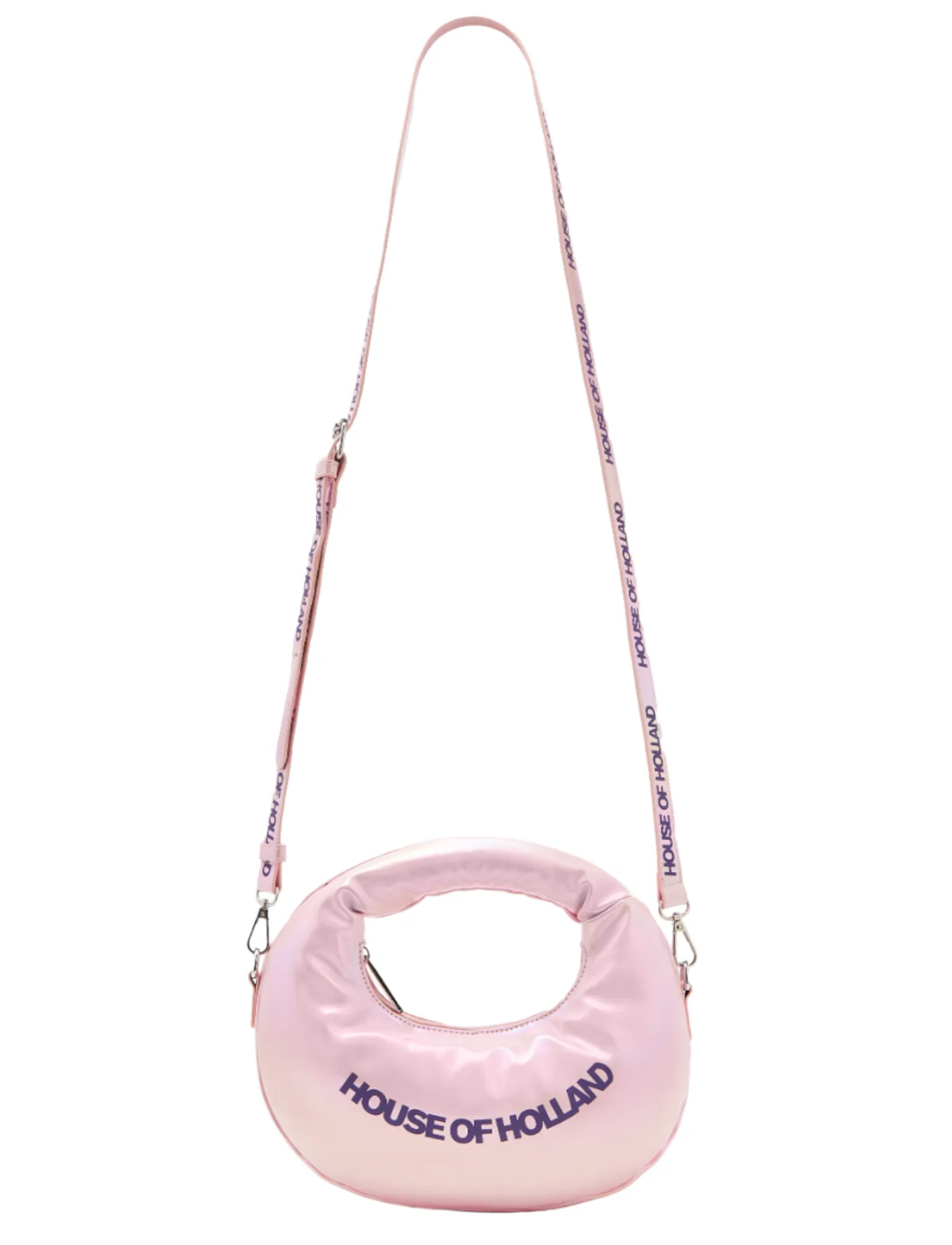 House Of Holland Pink Cloud Crossbody Bag