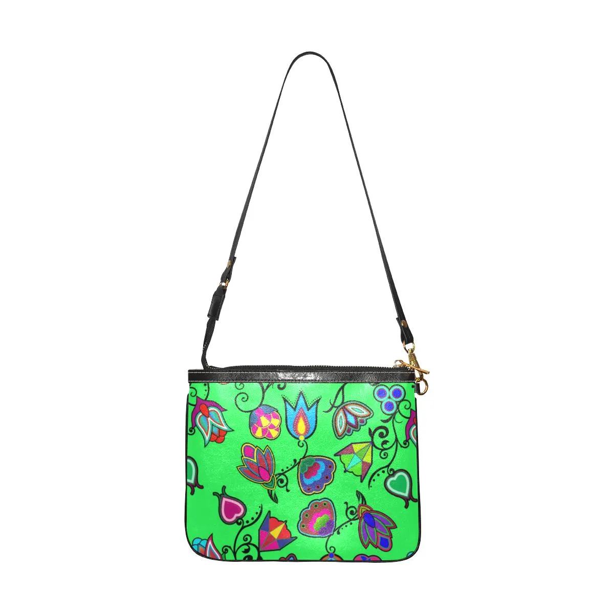 Indigenous Paisley Green Small Shoulder Bag